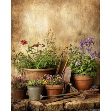 Imagem de Kit de pintura a óleo retrô por números para adultos, pintura estética moderna por número em tela, kits de pintura a óleo digital de arte abstrata adequados para decoração de parede de casa presente