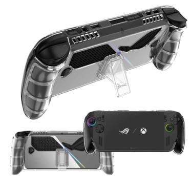 Imagem de Capa para ROG Xbox Ally/Ally X, KONXISA Capa protetora de TPU, capa durável com absorção de choque e design antiarranhões, capas protetoras para console e acessórios de jogos, transparente