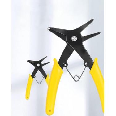 Imagem de Alicates de anel de pressão 2 em 1 - Alicates internos e externos para anéis de pressão de 10 a 40 mm