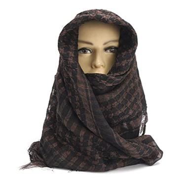 Imagem de Cachecol unissex leve para cachecol (cor: cinza) (4) (café)