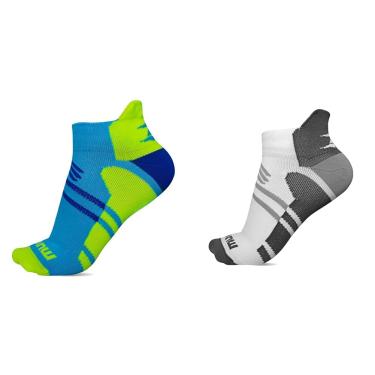 Imagem de Kit Muvin Meias Arrow Azul + Branco 34-39 Compressão