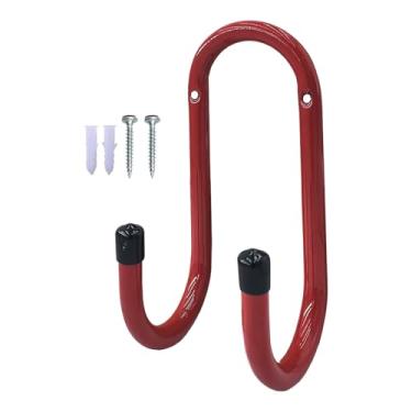 Imagem de Ganchos de armazenamento de garagem, ganchos de escada para casa - cabides montados na parede em forma de U para oficinas domésticas, armazéns, academias, galpões de jardim, salas utilitárias