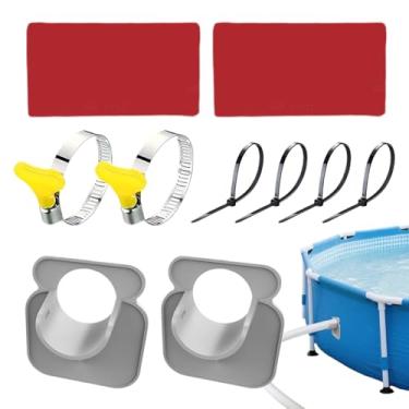 Imagem de Suporte de tubo de piscina, suporte de mangueira de piscina | Peças de reposição de spa para homens, mulheres, usuários domésticos, usuários comerciais, família, amigos, organização de quintal