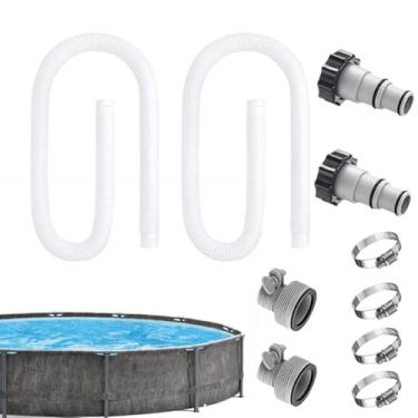 Imagem de Mangueira de reposição para piscina | Mangueira de reposição para piscina, ferramenta de reparo, tubo resistente de 3,8 cm para limpeza de circulação, manutenção, fluxo, encanamento, proteção de água
