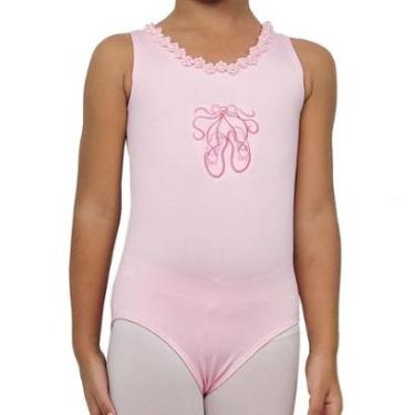 Imagem de Collant D'Ballet D-001B e D-002B Inf Bordado-Feminino