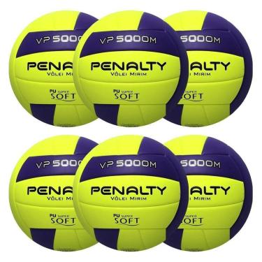 Imagem de Kit 6 Bolas Vôlei Penalty Vp 5000 M X-Unissex