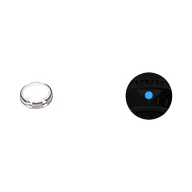 Imagem de Inserto De Bezel Para Relógio Com Pérolas Brancas E Azul-Verde Luminos