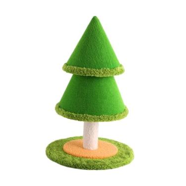 Imagem de FJMQHU Arranhador Decorativo Interativo para Gatos, árvore para Arranhar, Brinquedo para Gatinhos Afiarem As Garras E Brincarem, Ideal para Gatos Adultos.