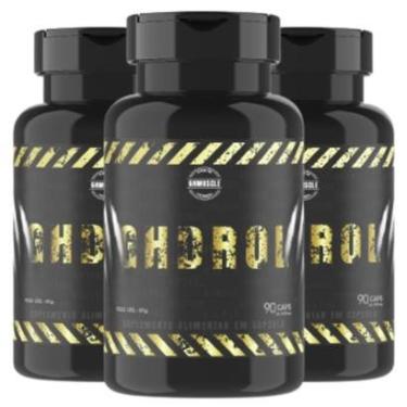 Imagem de Kit 3x Ghdrol Original Laboratório Ghmuscle-Unissex