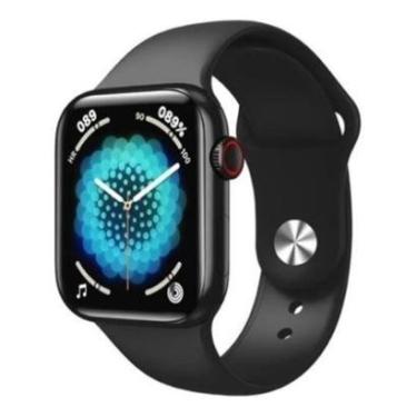 Imagem de Relogio Smart Watch W29 Pro Android iOS Bluetooth Nfc Tela 47mm Gps Notificaçoes Monitor Saude Nf-Unissex