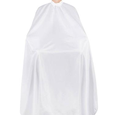 Imagem de Capa De Corte Barbeiro E Cabeleireiro De Microfibra 2,10 Metros Branca