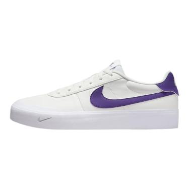 Imagem de Nike Court Shot Tênis masculino (Summit Branco/Branco/Roxo Court), Summit branco/branco/roxo, 45