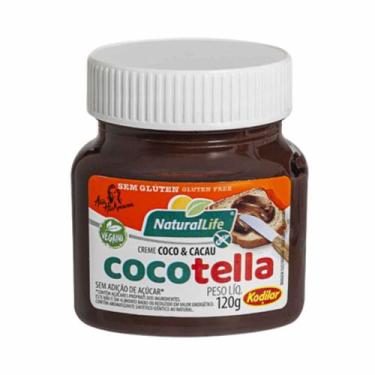 Imagem de Creme De Coco Com Cacau Zero Açúcar Cocotella - Natural Life 120g