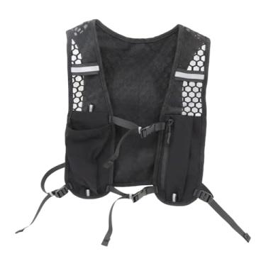 Imagem de harayaa Mochila de hidratação, colete de corrida, bolsa para reservatório de água, mochila leve para uso diário, ideal para montanhismo, ciclismo de, Preto