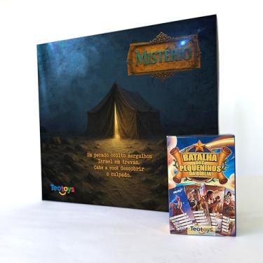 Imagem de Kit Jogos Bíblicos | Tabuleiro Investigação Religiosa Mistério + Trunfo Batalha dos Pequeninos da Bíblia