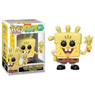 Imagem de Funko Spongebob Squarepants 25th Anniversary + Pop Protector: Pop! TV Vinyl Figure (Collector Gift Set Bundled with ToyBop Brand Box Protector Case) (Glove World #1671/75734)