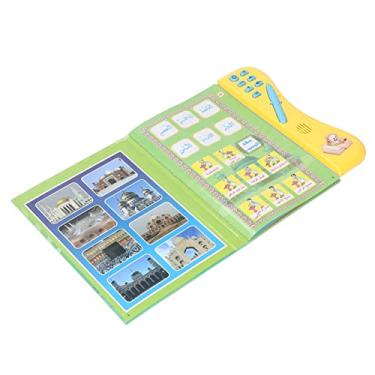 Imagem de aqxreight Livro de Som Eletrônico árabe para Crianças Com Caneta para Crianças Educação Infantil Aprendizagem Livro de Leitura árabe para Sensorial e Aprimora Habilidades de Captura de Idioma