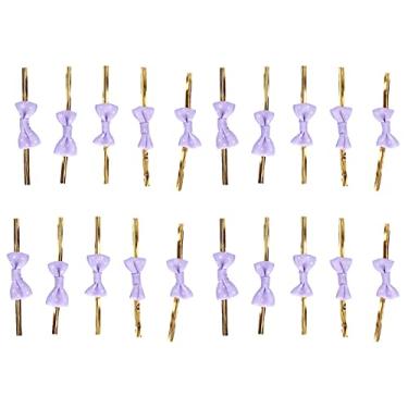 Imagem de LiebeWH Laços de Torção de nó de Laço, Embalagem de Biscoitos de Saco de Decoração de Envoltório, 20pcs de Ponto de Sacos de Violoncelo de Vedação (#11)