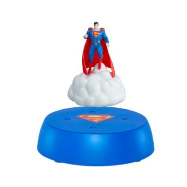 Imagem de DC Comics Superman Levitating Figurine - Magnetic Floating Superman Collectible Display with LED Lights