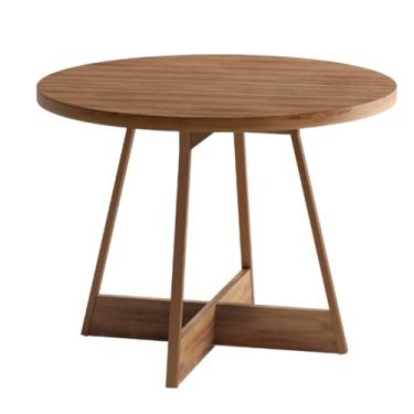 Imagem de Mesa de Jantar Redonda Átria 1594 Carraro (Nogal com Rosê)