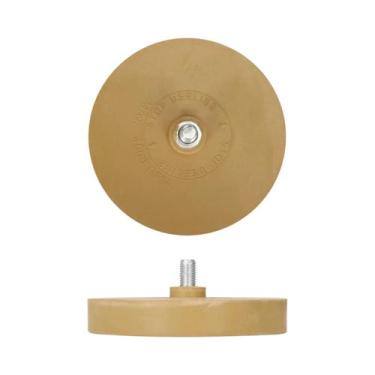 Imagem de Roda De Borracha Para Remoção De Adesivos De Carro 90 100mm Adaptador 