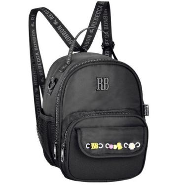 Imagem de Lancheira térmica 2 em 1 10 Beaded Fun Rebecca Bonbon - preta