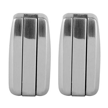 Imagem de Generic Gancho Escondido de Liga de Zinco Com Grande Capacidade de Rolamento para Organização de Toalhas de Chapéus de Roupas Em RV, 2 Peças Prata (Cor escovada)