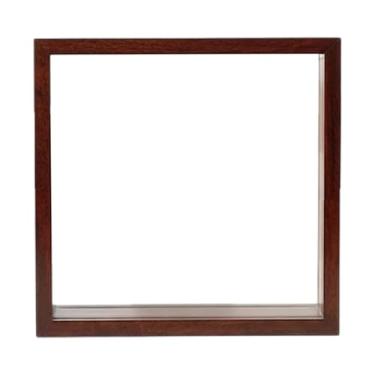 Imagem de IEUDNS Moldura Tipo Caixa de Viagem, Versátil, Dupla Face, Transparente, para Guardar Fotos, Ingressos, Lembranças, Presentes E Decorar Sua Mesa, quadrado de 8 polegadas