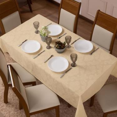 Imagem de Toalha De Mesa Jacquard Retangular 6 Lugares Jacard 2,00 Metros - FF E