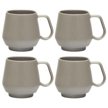 Imagem de Kit 4 Canecas Café Chá Chubby 330ml Chia Oxford