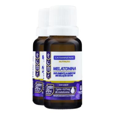 Imagem de Kit 2x Melatonina em Gotas 0,21mg por Gota - Catarinense 20ml