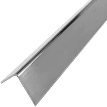 Imagem de Cantoneira L Alumínio BRANCA, PRETA E POLIDA Barra 1 Metro 1/2"(POLIDO,5 BARRAS)