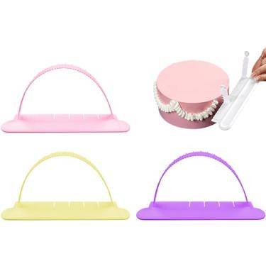 Imagem de Ferramenta de guia de arco de bolo de 4 cores ajustável, réguas de arco de bolo, ferramentas de decoração curvas, essenciais práticos para confeitaria doméstica, design de fondant e pastelaria (4