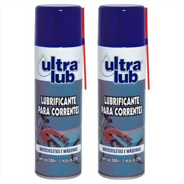 Imagem de Lubrificante Para Correntes Ultra Lub Spray 300ml Kit 2 - Ultralub