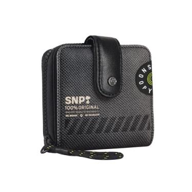 Imagem de Carteira Feminina Snoopy Pequena Casual Urbano - SEMAX, Preto