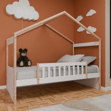 Imagem de Cama Cabana Infantil Arredus em Madeira Maciça / MDF - KK Móveis