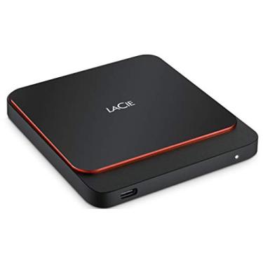 Imagem de LaCie SSD portátil, 1 TB, SSD, USB-C, USB 3.0, para PC, Mac e iPad, 1 mês Adobe CC, serviço de resgate de dados (STHK1000800)