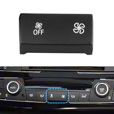 Imagem de Erivis 1 pacote de substituição de botão do interruptor de velocidade do ventilador para BMW A/C painel de controle climático para BMW 4' F32/F33/F36/F82/F83 3' F30/F31/F34/F35/F80 2' F22/F23/F87 1