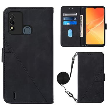 Imagem de For Itel P37/Vision 2S/P651L Crossbody 3D Embossed Flip Leather Phone Case
