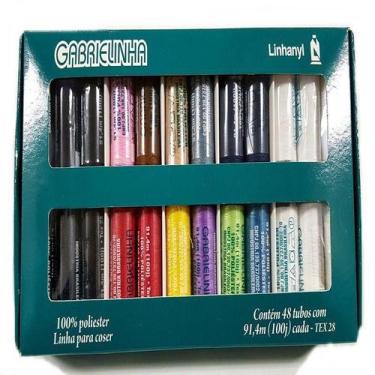 Imagem de Estojo ( Kit) Linha Gabrielinha com 48 Tubos de 100 jds cada - Linhany