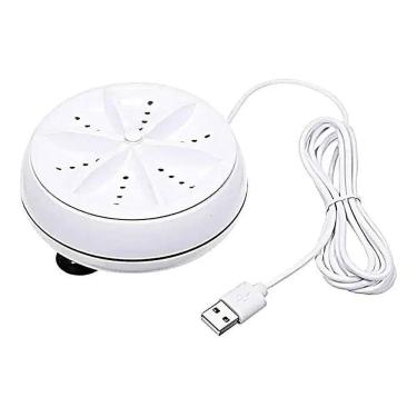 Imagem de 2X Ultrasonic Lavadora Mini Maquina De Lavar Roupas Turbine