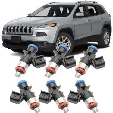 Imagem de Kit 6 Bico Injetor Cherokee 3.2 V6 Gasolina De 2014 À 2020