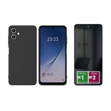Imagem de Kit Capa Aveludada Preta Galaxy A06 com Película Privacidade ou Cerâmica (Película Privacidade)