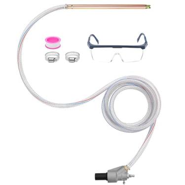 Imagem de Tool Daily Kit de jateamento de lavadora de pressão, jateador de areia úmida para lavadora de pressão com mangueira de sucção de 4 m, 5000 psi, conexão rápida de 0,6 cm