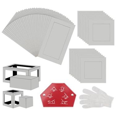 Imagem de TAICHEUT 48 peças de cupons de soldagem, kit de prática de soldagem com ímã para iniciantes, metal de treinamento de soldagem para MIG, TIG Stick, arco, gás e brasagem, preto