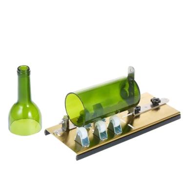 Imagem de Máquina de Corte Garrafas Vidro DIY para Cortar Redondas Água Refrigerante e Potes Mason Ferramenta Ideal Sem Esforço Seguro Rápido Preciso Estável Fácil Usar Arte Criativa