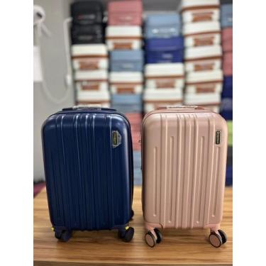 Imagem de Kit Duas Malas de Bordo 10kg Lisboa - ultra leve, Azul escuro, Rose