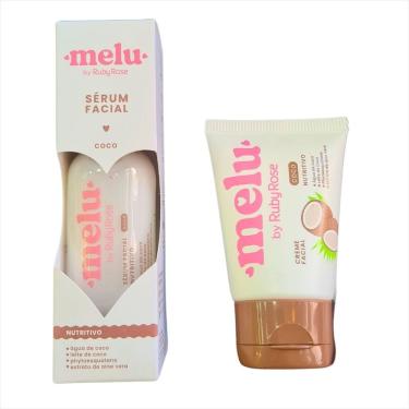 Imagem de Kit Facial Melu Nutritivo Coco Serúm 35g + Creme 40g