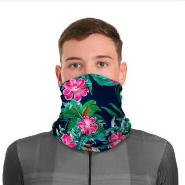 Imagem de Bandana Marcio May Funny Proteção Uv 50, Blueish nature, Unico