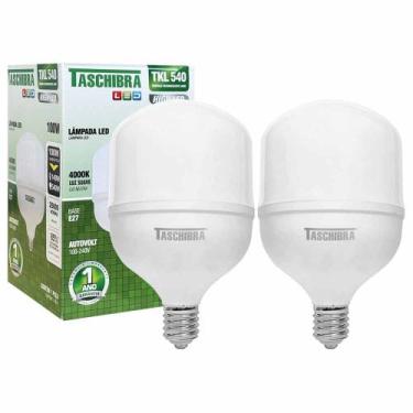 Imagem de Kit 2 Lâmpada Led 100w 4000k Alta Potência Tkl 540 E27 Taschibra